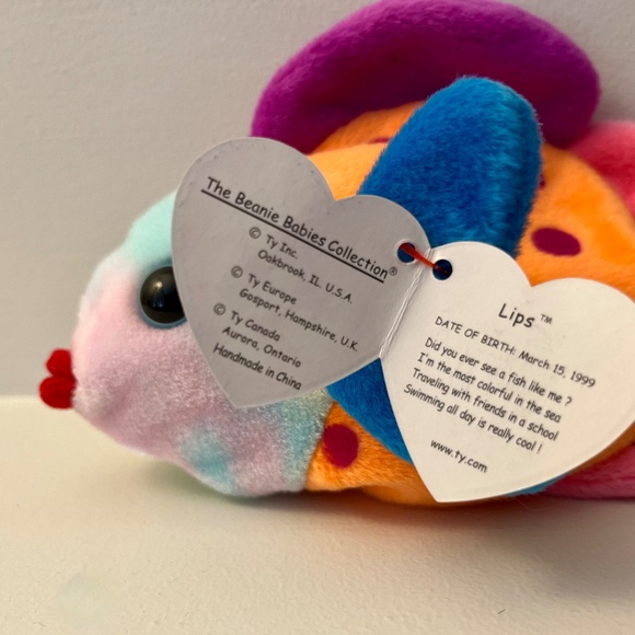 NWT Ty Set of 7 Sea Creatures Beanie Babies/ Teenie Beanies - Picture 2 of 12